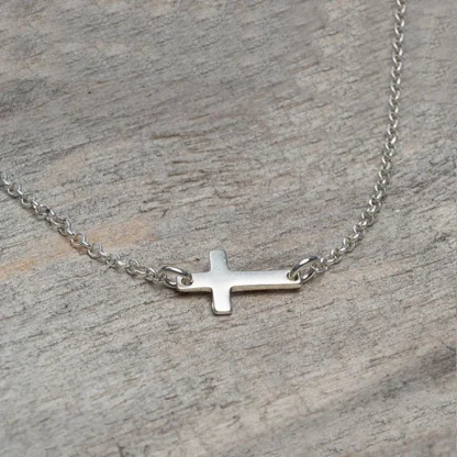 Cute Minimalist Cross Necklace - Image 6