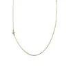 Bling Sideways Cross Necklace - Image 4