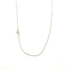 Bling Sideways Cross Necklace - Image 3