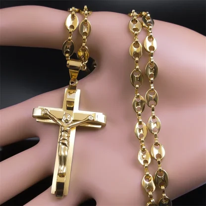 Christian Pendant Cross Necklace - Image 2
