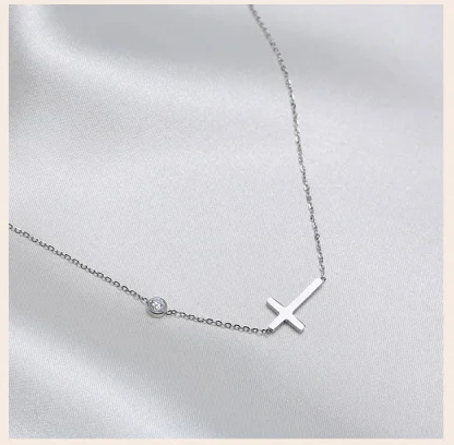 Minimalist Chic Cross Necklace