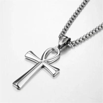 Creative Shiny Cross Necklace - Image 6