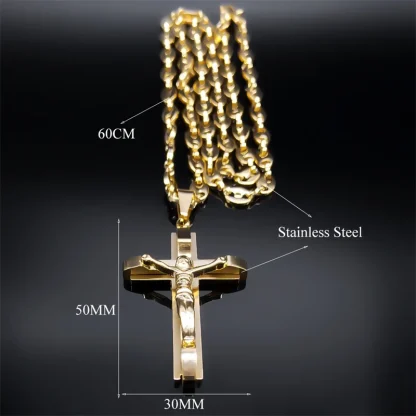 Christian Pendant Cross Necklace - Image 6