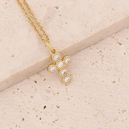 Colorful Luxury Cross Necklaces - Image 4
