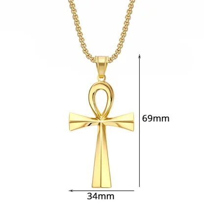 Creative Shiny Cross Necklace - Image 7