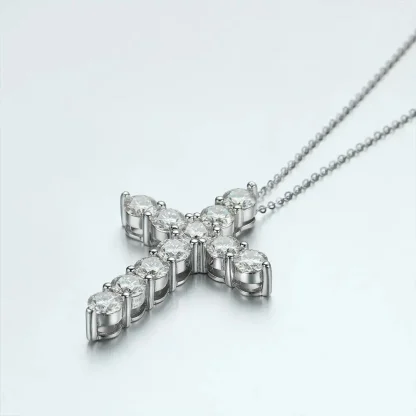 Luxury Shiny Cross Necklace - Image 4