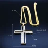 Hollow Bling Cross Necklace - Image 7