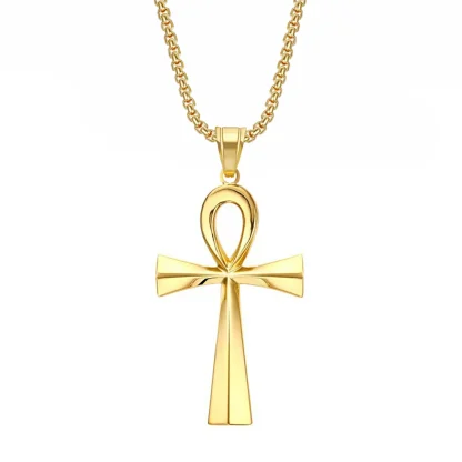 Creative Shiny Cross Necklace