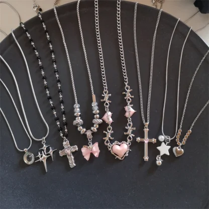 Beaded Cute Cross Necklaces - Image 7