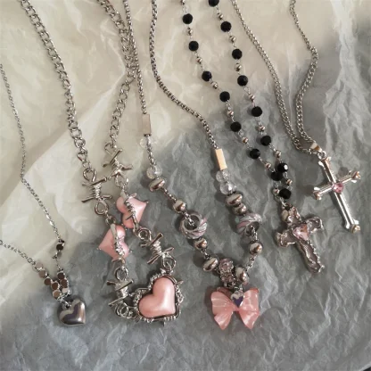 Beaded Cute Cross Necklaces - Image 6