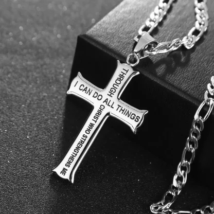 Silver Color Cross Necklaces