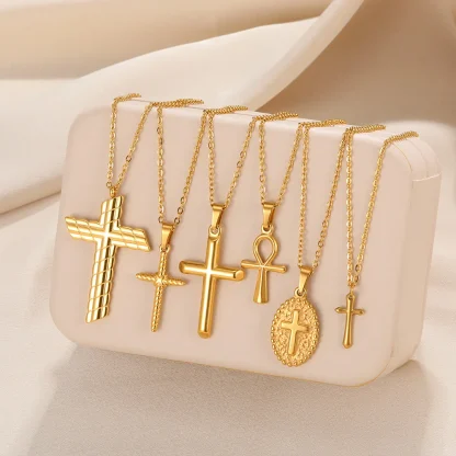Luxury Retro Cross Necklaces - Image 6