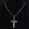 Hollow Bling Cross Necklace - Image 5