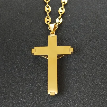 Christian Pendant Cross Necklace - Image 4