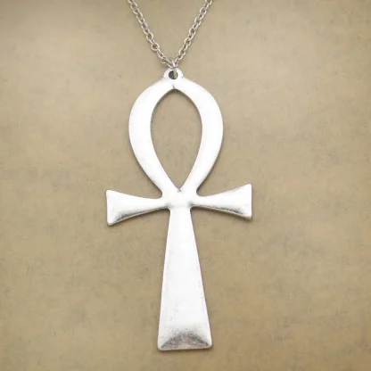 Creative Plain Cross Necklace - Image 3
