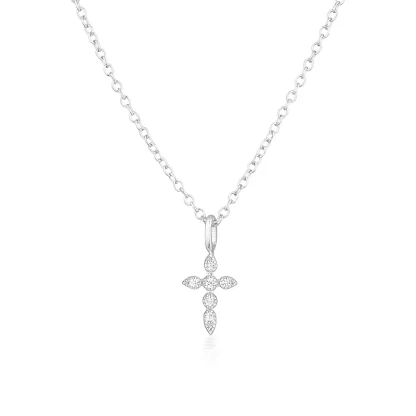 Minimalist Small Cross Necklace - Image 7