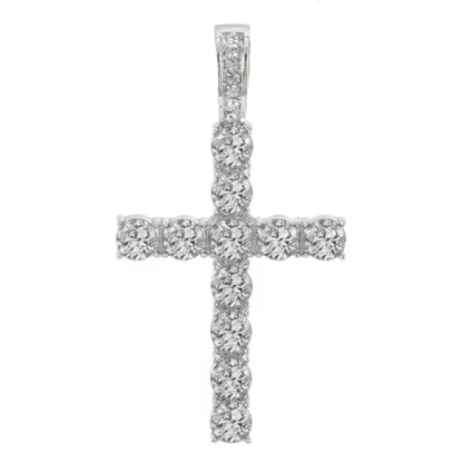 Iced Out Bling Cross Necklace - Image 9