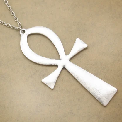 Creative Plain Cross Necklace - Image 4