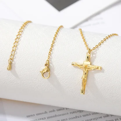 Religious Chain Cross Necklace