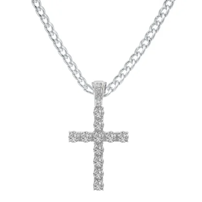 Cuban Link Chain Cross Necklace