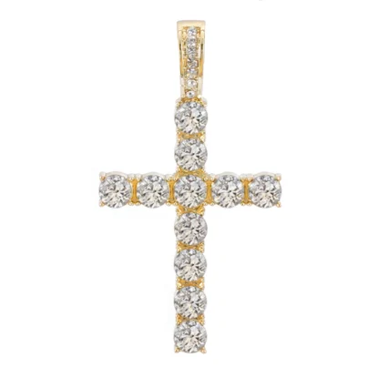 Iced Out Bling Cross Necklace - Image 7