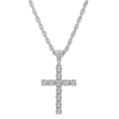 Iced Out Bling Cross Necklace - Image 8