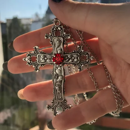 Creative Gothic Cross Necklaces - Image 5