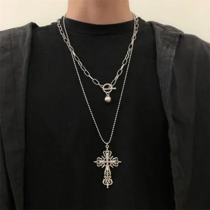 Creative Gothic Cross Necklaces - Image 3