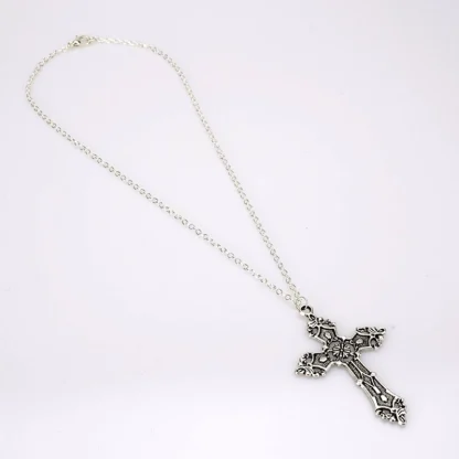 Retro Gothic Cross Necklace - Image 5