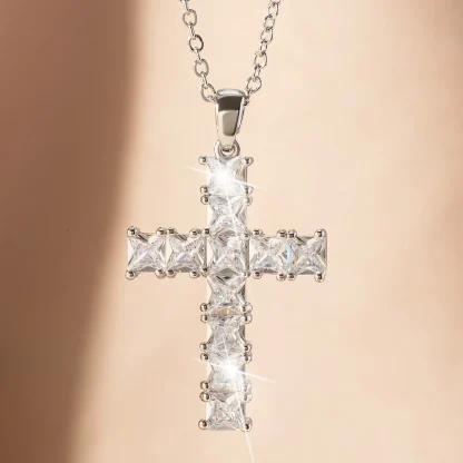 Women's Pink Cross Necklaces - Image 5