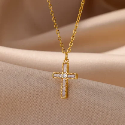 Elegant Luxury Cross Necklace - Image 4