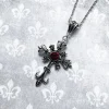 Vintage-style Gothic Cross Necklace - Image 3