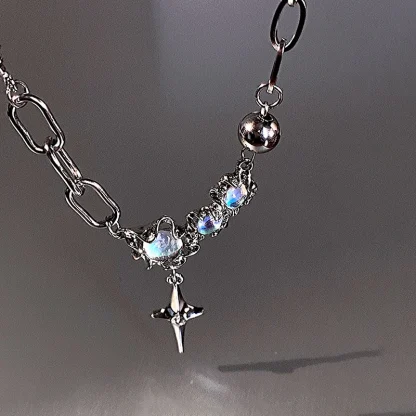 Trendy Asymmetrical Cross Necklace