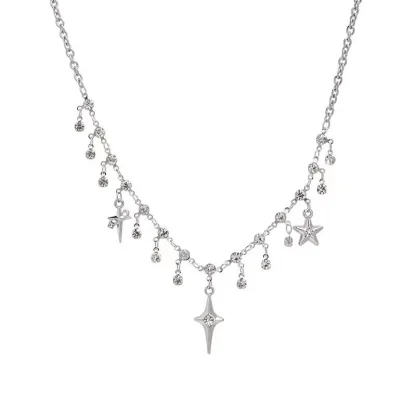 Multi Pendant Cross Necklace - Image 6