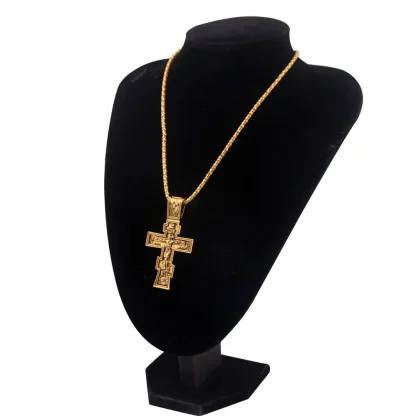 Large Crucifix Cross Necklace - Image 5