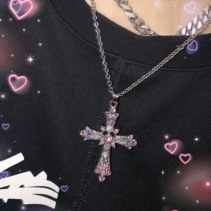 Gothic Detailed Cross Necklaces - Image 11