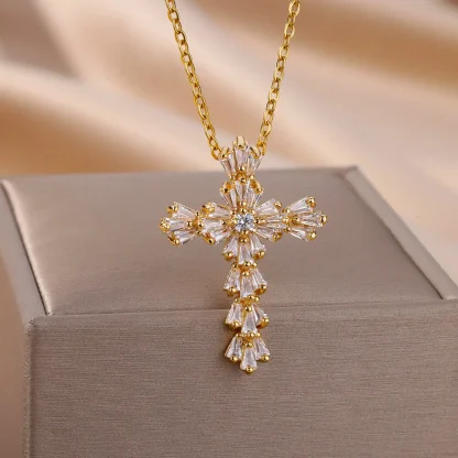 Elegant Luxury Cross Necklace