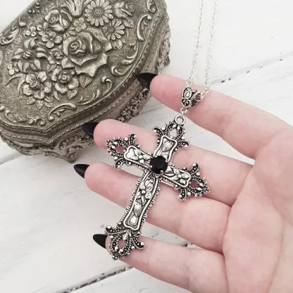 Creative Gothic Cross Necklaces - Image 8