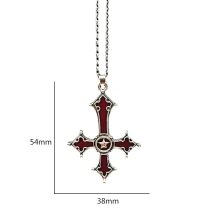 Upside-Down Cross Necklace - Image 6