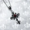 Vintage-style Gothic Cross Necklace - Image 2